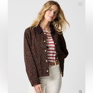 J. Crew Field Jacket - Leopard